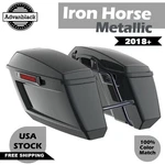 Iron Horse Metallic Holeshot Performance Saddlebag Kit Fits M8 Low Rider S/ St. Fixed Price $1469.00.
