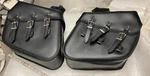 Throw Over Saddlebags Triple Buckle Harley Honda Motorcycle Vrod Sportster Vtx. Fixed Price $89.95.