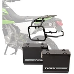 Tusk Aluminum Panniers With Racks V2 Large Black For Kawasaki KLX300SM. Fixed Price $611.84.