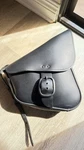 Willie & Max Black Left Side Leather Swingarm Bag W/matte Buckle 59906-00. Fixed Price $70.00.