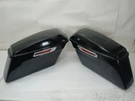 Harley-davidson 2015 Road Glide Saddlebags Vivid Black 90201056DH / 90201055DH. Fixed Price $495.00.