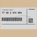 Genuine Bmw 77492474994 -. Fixed Price $107.84.