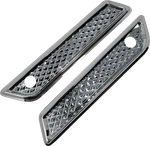 Covingtons Saddlebag Hinge Covers Chrome Diamondback C3010-C. Fixed Price $368.95.