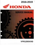 Honda VFR1200XA VFR1200XD Service Repair Manual 2016-2019 Book. Fixed Price $50.00.