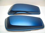 Pair Of Saddlebag Lids Covers Legend Blue Denim Harley '18 Flhxs Anx 115TH Anniv. Fixed Price $429.99.