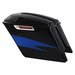 5" Extended Saddlebags Fit For Harley Touring 14-25 24 Candy Cobalt / Indigo Ink. Fixed Price $399.99.