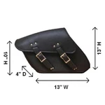 Motorcycle Swing Arm Solo Bag For Harley Softail Deuce Fat Boy Heritage - UD46. Fixed Price $78.00.