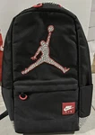 Nike Jordan Jumpman Black Cement Bred Toe Laptop Backpack Bag 9A0453-023 Sz. Fixed Price $79.99.