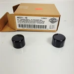 Oem Harley-davidson Black Short Rear Sissy Bar Docking Covers Pack 48221-10. Fixed Price $21.80.