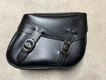 New Harley Davidson Softail Right Hand Large Leather Saddlebag. Fixed Price $199.95.