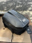 Iron Jias 35L Waterproof Hard Shell Motorcycle Helmet Bag, Black. Fixed Price $80.00.