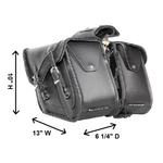 13" Braided Motorcycle Waterproof Hard Pvc Saddlebags For Kawasaki - UDA69. Fixed Price $134.00.