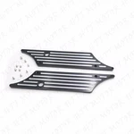 Edge Cut Saddlebag Latch Cover Kit For Harley Touring Electra Glide Hard Bla. Fixed Price $18.70.