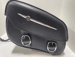 New Pair Harley Davidson Detachable Softail Saddlebags #90384-04. Fixed Price $465.00.