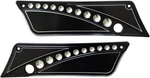 Accutronix Saddlebag Latch Covers Black #BL9313-DN Harley Davidson. Fixed Price $210.75.