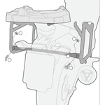 Givi Trekker Outback Side Case Mounts - Standard PL1121CAM. Fixed Price $116.77.