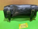 Harley Black 11" Handlebar Fork Tool Pouch Bag & Shield Logo #91743-87T. Fixed Price $31.95.