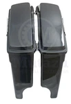 Mutazu 4" Extended Hard Bags Black Pearl For Harley Road King Street Glide Flht. Fixed Price $499.00.