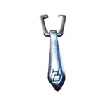 Hd Harley Davidson Motor Cycles Silver Zipper Pull Thin Tie Shape Jacket/bag. Fixed Price $9.99.