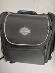 Harley-davidson Nylon Bar & Shield Zippered Touring Luggage Bag W/rain. Fixed Price $109.99.