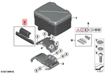 Genuine Bmw K25 K50 K70 K72 K80 K81 Set Backrest Cushion Top Case 71607688877. Fixed Price $120.87.