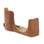 Half-shell Camera Bag Ricoh Iii Case Synthetic Leather Coffee CC1822C. Fixed Price $35.27.