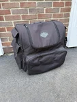 Harley Davidson Black Soft Touring Luggage Rack Sissy Bar Overnight Bag. Fixed Price $71.25.
