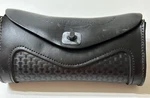 Harley-davidson Black Leather Windshield Bag Pn 57207-05A. Fixed Price $99.95.