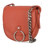Harley-davidson Women's Magnetic Flap Closure Ring Satchel Xbody Purse Orange. Fixed Price $75.00.