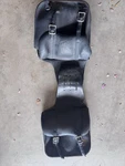 Oem Harley 91008-82C Leather Throw Over Saddlebags 82-22 Sportster Dyna Softail. Fixed Price $150.00.
