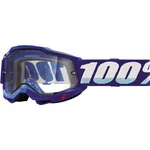 100 Percent Accuri 2 Enduro Goggles, Blue/clear. Fixed Price $60.00.