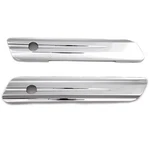 V-twin Manufacturing Chrome Saddlebag Face Plate Set 49-1011. Fixed Price $147.63.