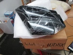 Harley Davidson Vivid Black & Silver Stripe Left Side Cover 13 Fltrx 66619-10DBX. Fixed Price $67.49.