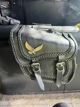 Willie & Max Black Magic Series Saddle Bags Handle Bar. Fixed Price $150.00.