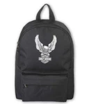 Harley Davidson Eagle Rugged Graphic Backpack Padded Adjust Straps Black 90815. Fixed Price $50.00.