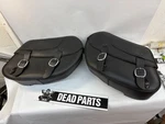 Harley Dyna Leather Rigid Mount 06-17 Fxdl Nice Saddlebags 90369-06A. Fixed Price $360.00.