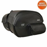 Vance Leather VS230 Motorcycle Saddlebags External Pocket Deluxe Throwover. Fixed Price $119.95.