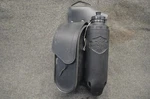 Oem Nos Harley-davidson Leather Saddlebag Guard Water Holder 93300061. Fixed Price $29.49.