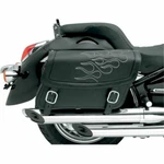Saddlemen Silver Highwayman Tattoo Saddlebags Medium Throw-over Mount. Fixed Price $252.95.