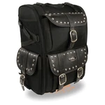 Milwaukee Leather Medium Nylon Ultra Touring Sissy Bar Bag W/ Reflective Piping. Fixed Price $169.98.