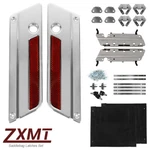 Chrome Saddle Bag Latch Lids Hardware Hinge Lock Kit For Harley Touring 1993-13. Fixed Price $46.28.