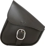 Willie & Max Leather Swingarm Bag - Black With Chrome Buckle Motorcycle. Fixed Price $182.71.