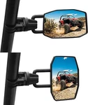 Kemimoto Utv Side View Mirrors Fits 1.75 In And 2 Roll Bar. Fixed Price $40.19.
