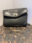 Honda Motorcycle Accessory Cargo Pouch Leather Black Used Good Condition. Fixed Price $15.00.