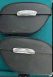 Oem 02-17 Harley Davidson Dyna Rigid Leather Saddlebag Left And Right Side Used. Fixed Price $390.00.