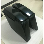 4" 2 Into Unpainted Extended Saddlebags W/lids For Harley Electra Glide 93-13. Fixed Price $164.90.