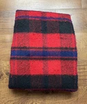 Vtg San Marcos Blanket 45 X 66 Saddle Classic Red Plaid Throw. Fixed Price $22.99.