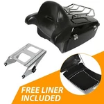King Pack Trunk Backrest Mount Rack For Harley Davidson Touring Road 14-26. Fixed Price $269.49.