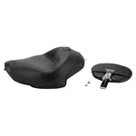Mustang Wide Touring Vintage Solo Seat With Driver Backrest 79429. Fixed Price $621.00.