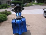 Harley Davidson Bagger Extended Stretched Saddlebags & Fender No Pipes. Fixed Price $799.99.